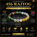 456 Rajyog Wealth Activation Bracelet – Money, Success & Luxury